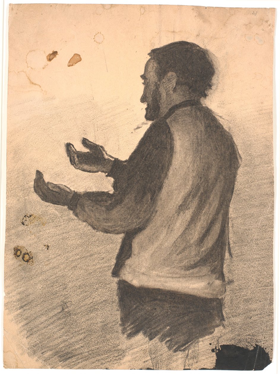 Homme debout applaudissant - Hans Smidth