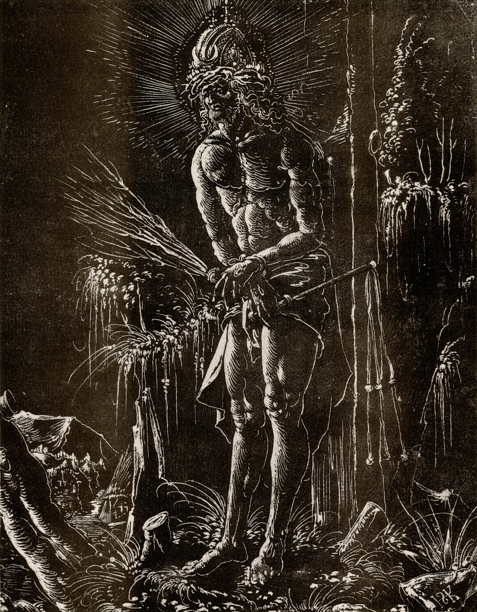 Le Christ en homme de douleurs - Hans Springinklee