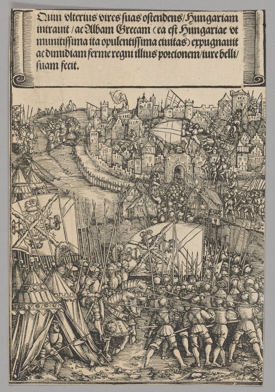 Campagne hongroise, planche 14 de Scènes historiques de la vie de l