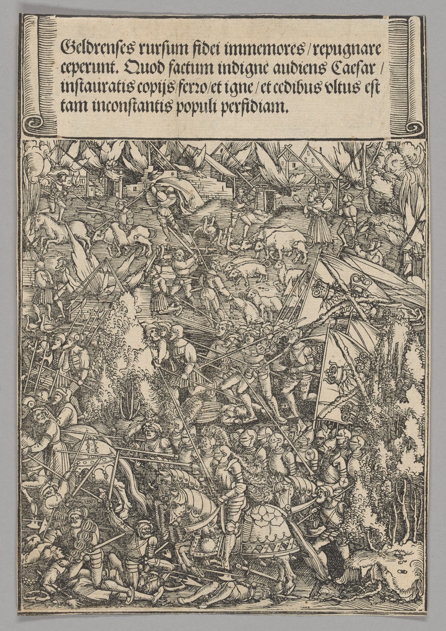 Deuxième guerre avec Guelders, planche 19 de Scènes historiques de la vie de l