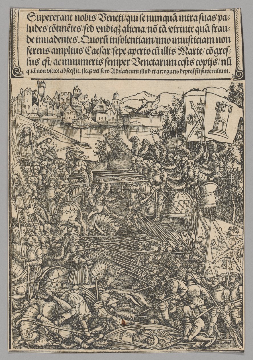 Guerre avec Venise, planche 21 des Scènes historiques de la vie de l