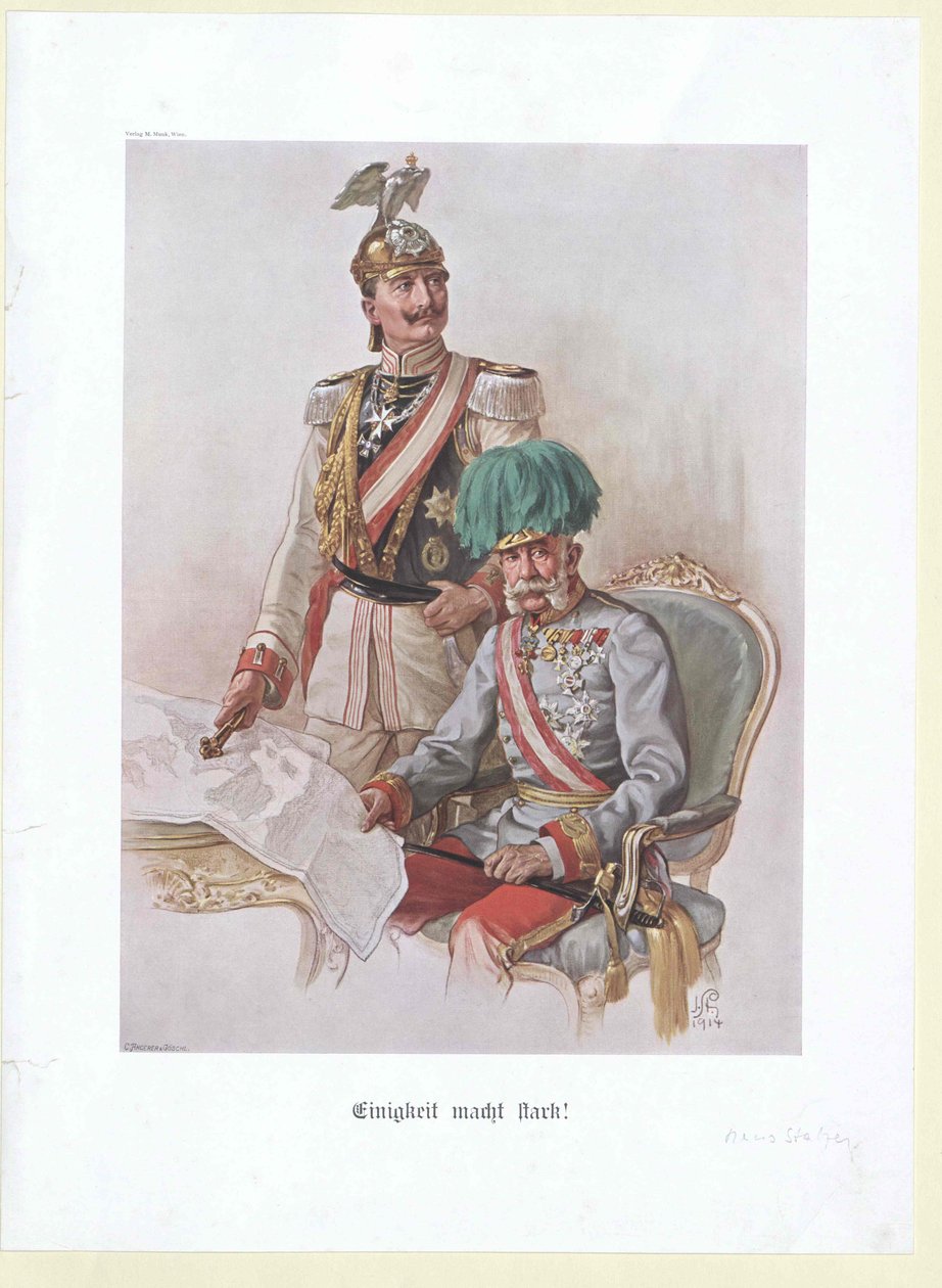 Empereur allemand et roi de Prusse Guillaume II - Hans Stalzer