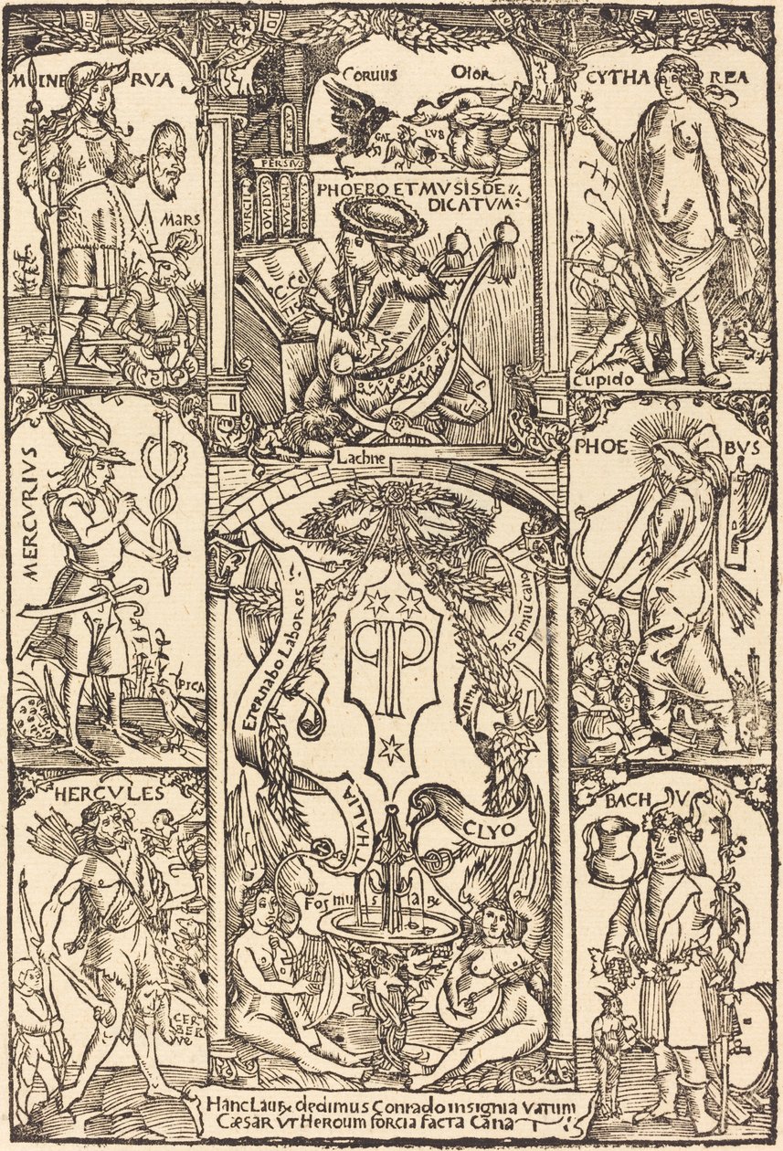 Celtes entourés de dieux grecs et romains - Hans Süss von Kulmbach
