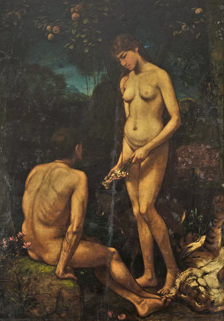 Adam et Ève - Hans Thoma