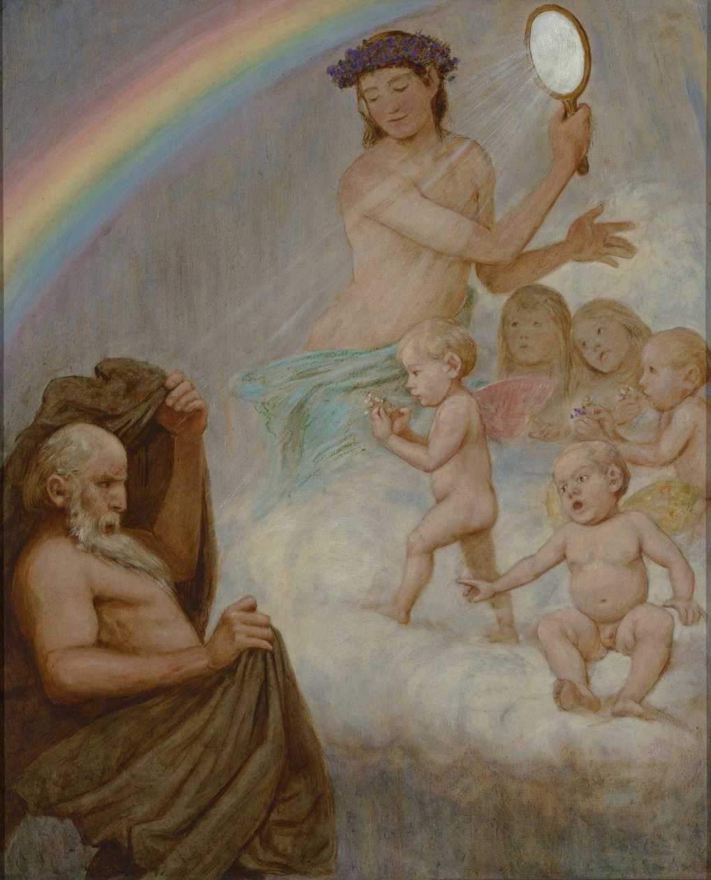 Avril (la déesse du printemps éblouit l