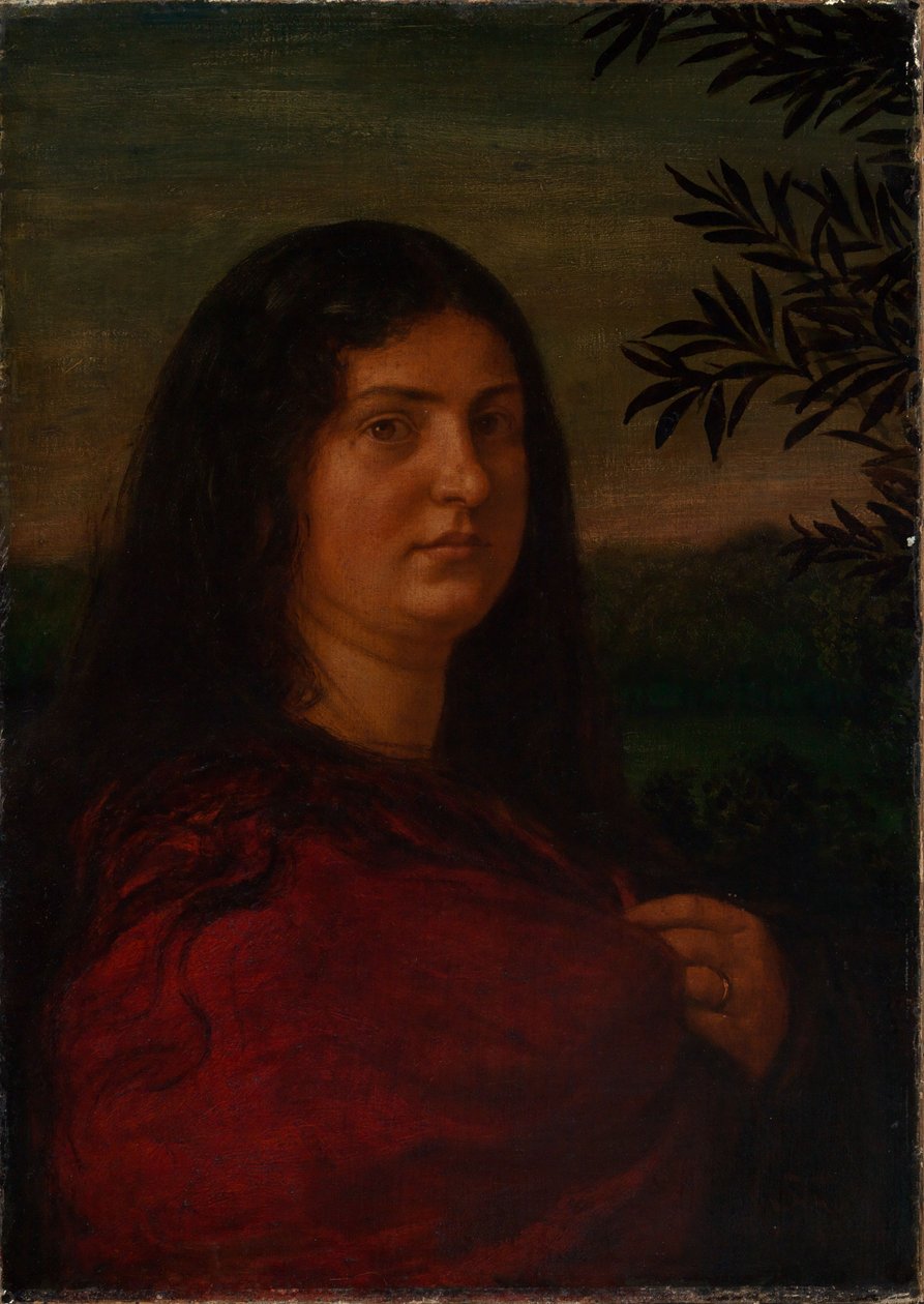 Portrait de Mme Cella Thoma - Hans Thoma