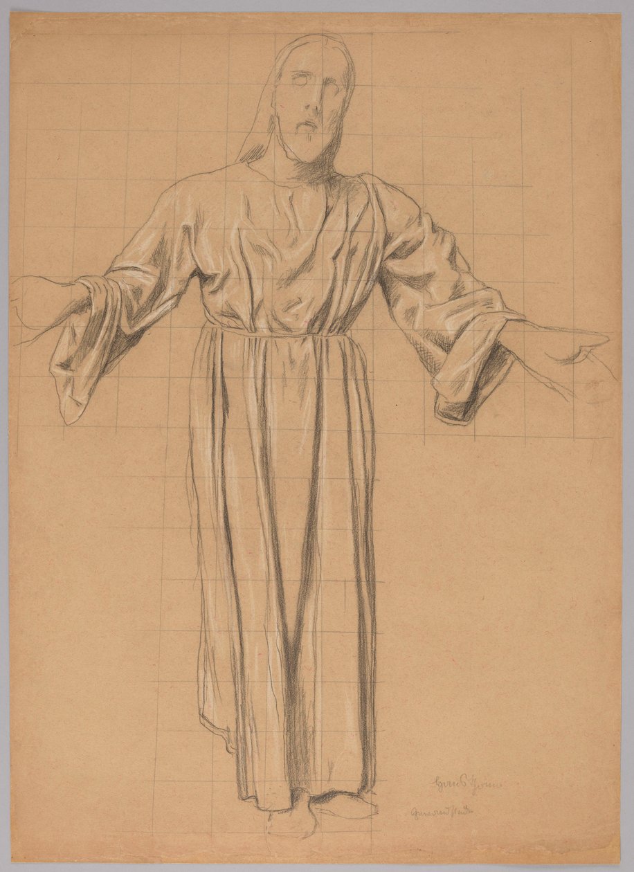 Le Christ aux bras étendus - Hans Thoma