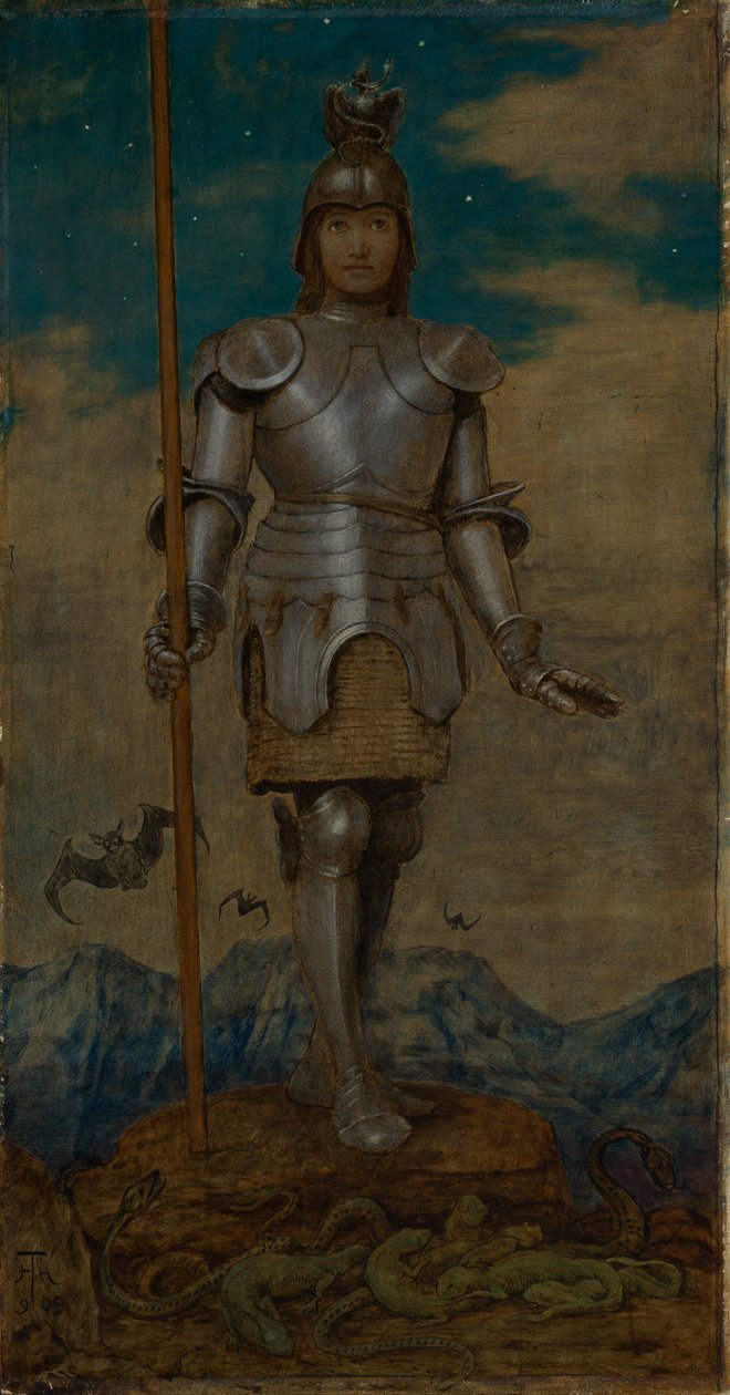 Saint Georges, le chevalier - Hans Thoma