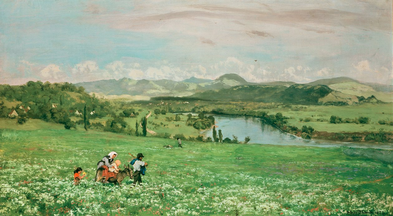 Le Rhin près de Säckingen - Hans Thoma