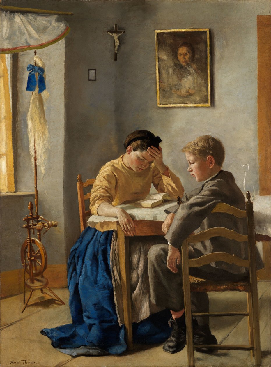 Les frères et sœurs - Hans Thoma