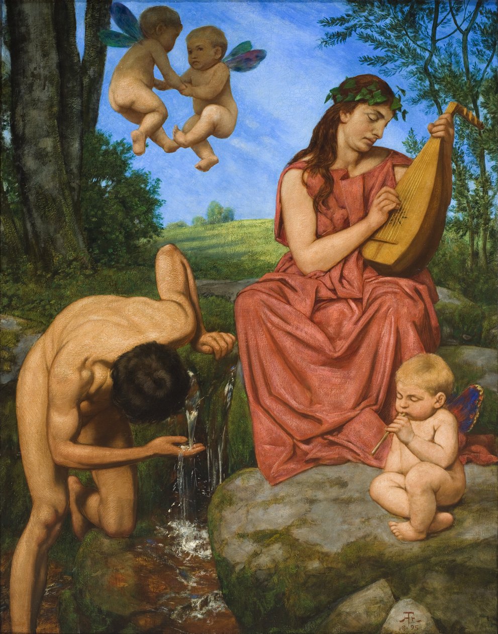 La source (The Spring) - Hans Thoma