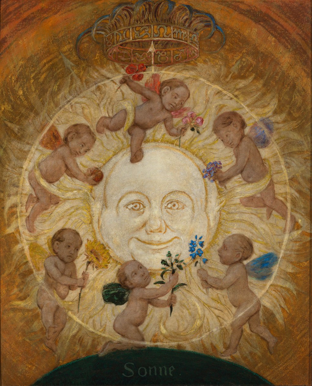 Le soleil - Hans Thoma
