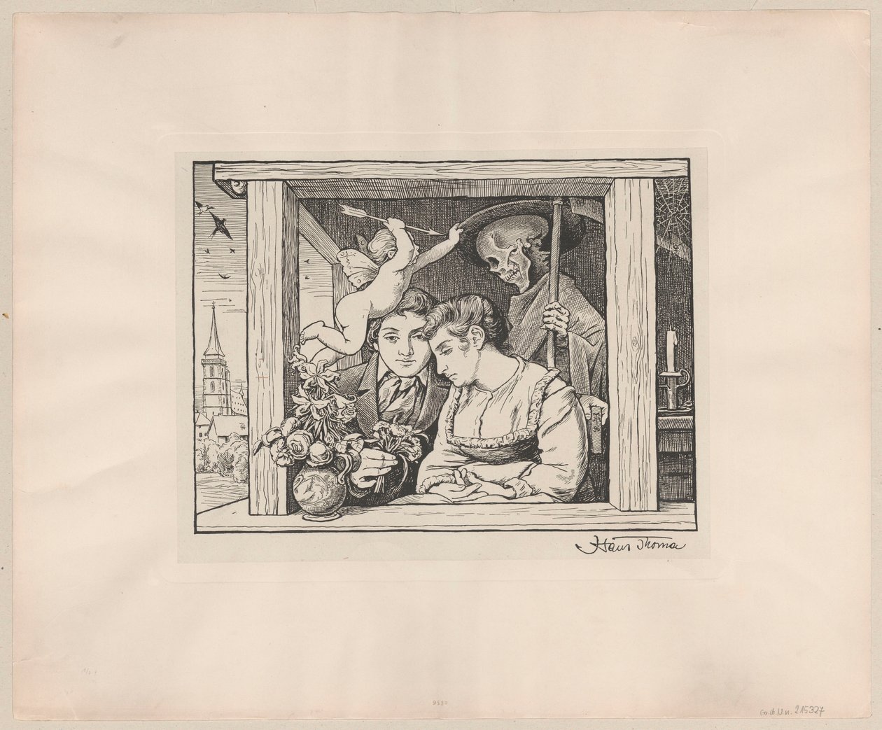 Un seul cœur, une seule fidélité soit entre nous deux - Hans Thoma