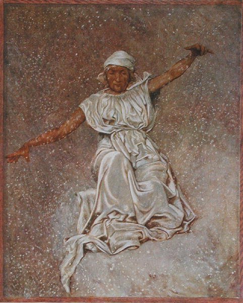Février, illustration de 