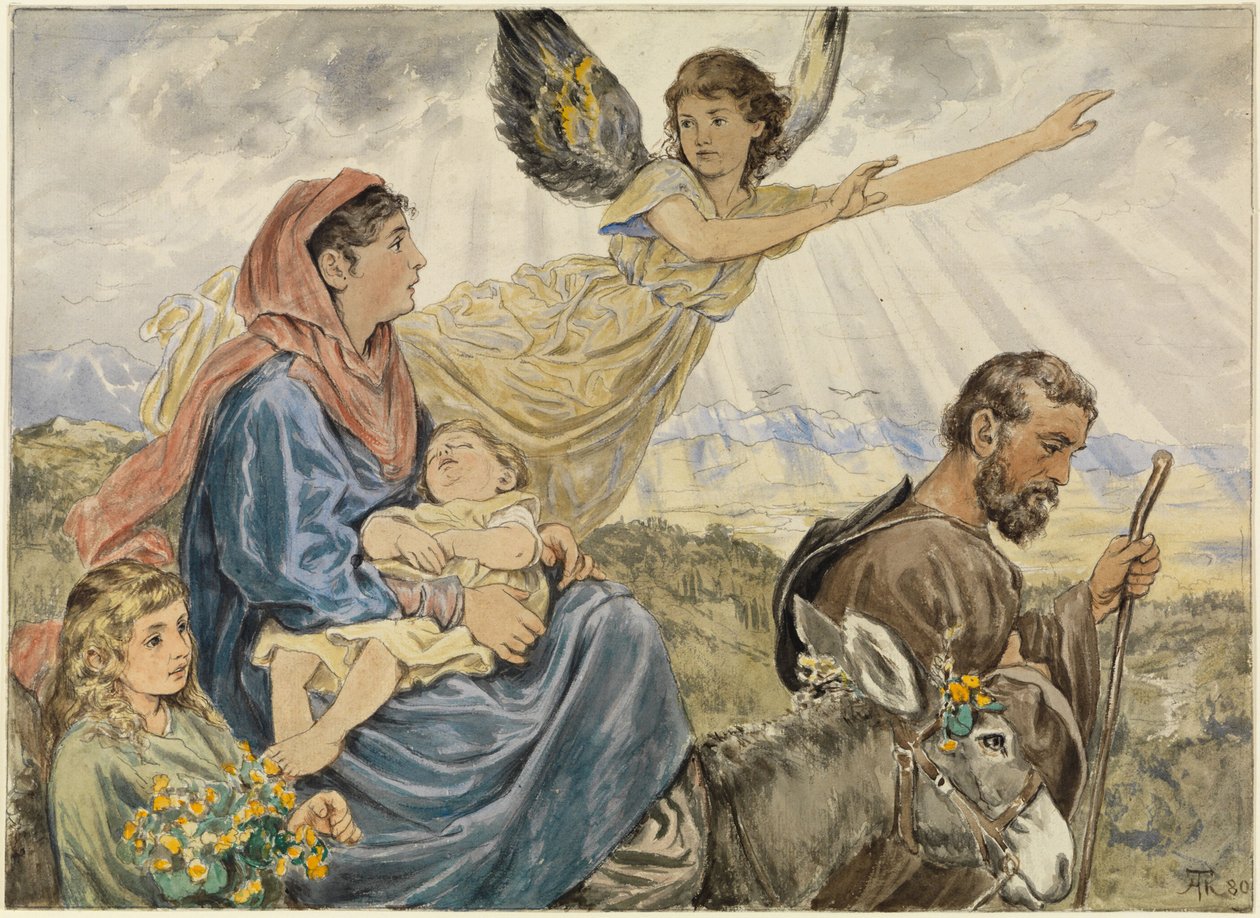 La Fuite en Égypte - Hans Thoma