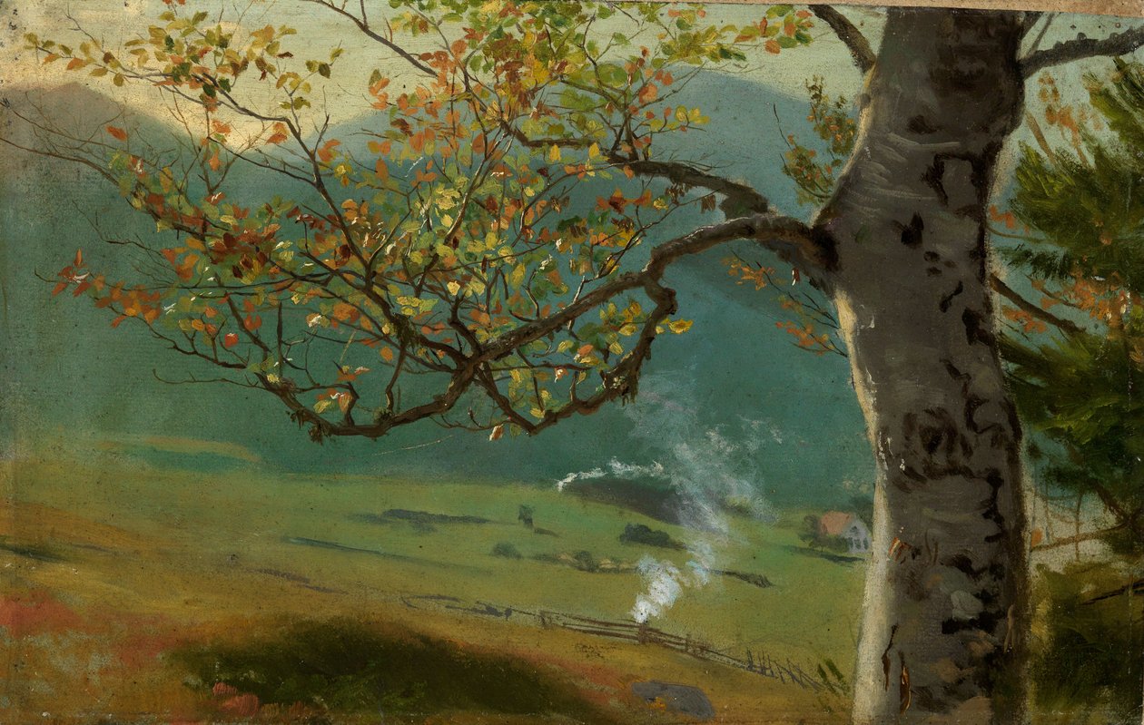 Arbre automnal près de Wiesental - Hans Thoma