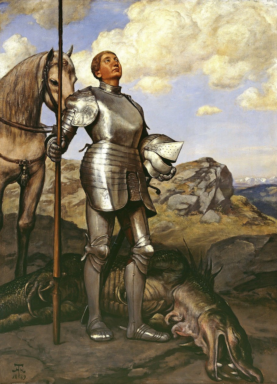 Chevalier saint Georges - Hans Thoma