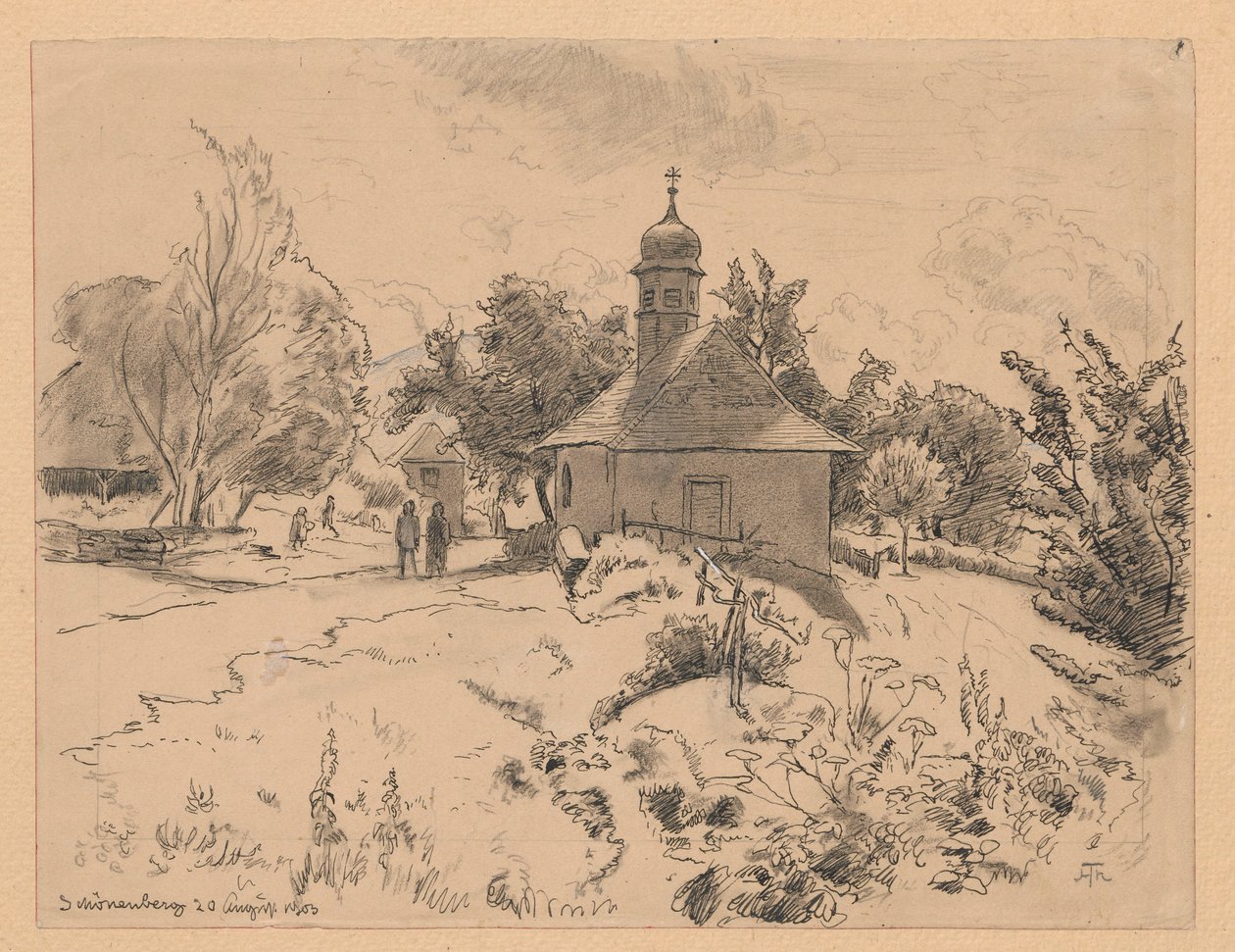 La petite église de Schönenberg - Hans Thoma