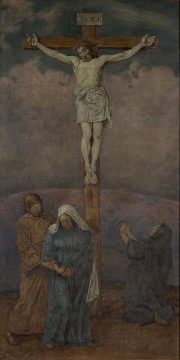 Crucifixion du Christ - Hans Thoma