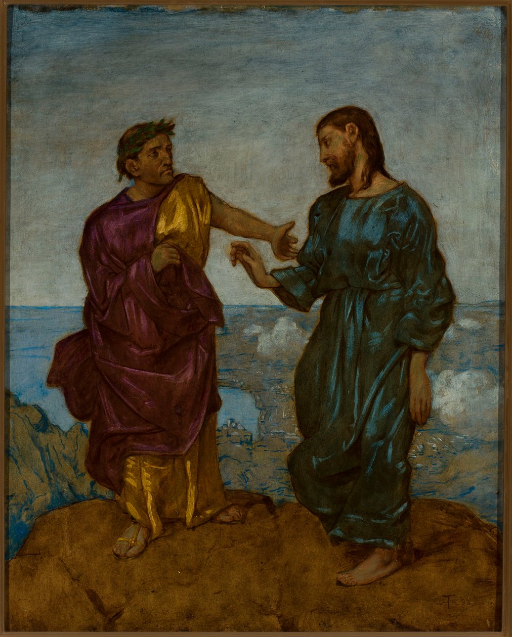 La tentation du Christ - Hans Thoma