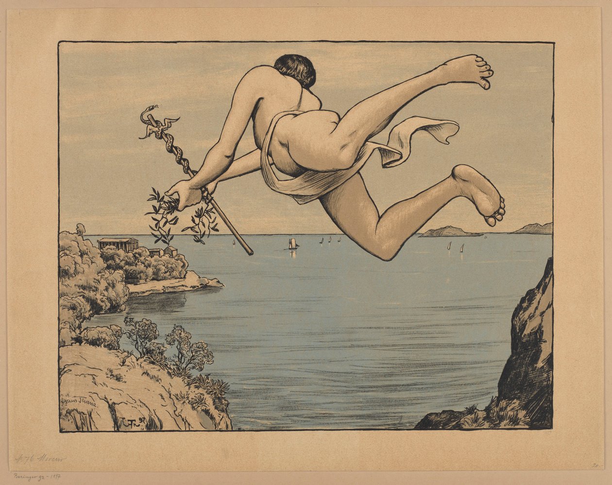 Mercure en vol, p. 76 - Hans Thoma