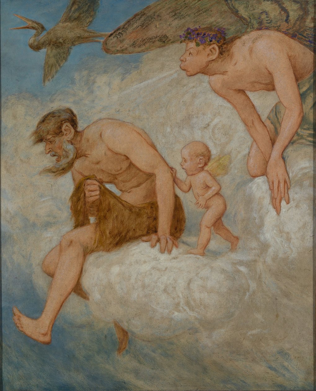 Mars (les dieux du vent) - Hans Thoma