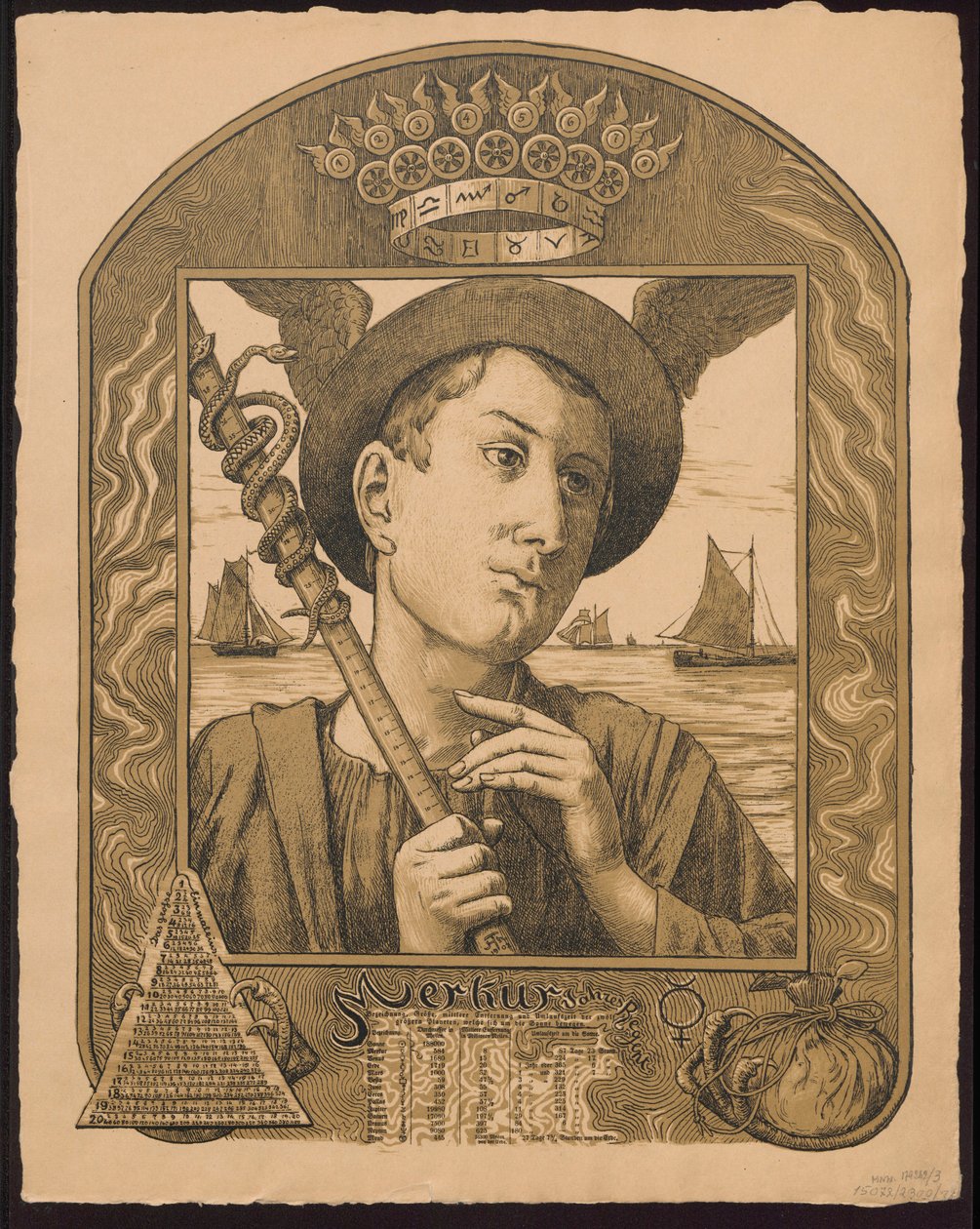 « Merkur Jahrers Regent ». Mercure, souverain de l