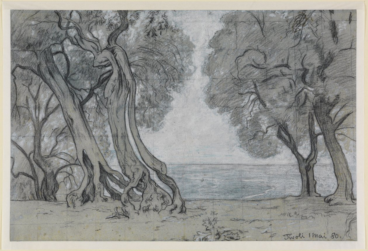 Oliviers près de Tivoli - Hans Thoma