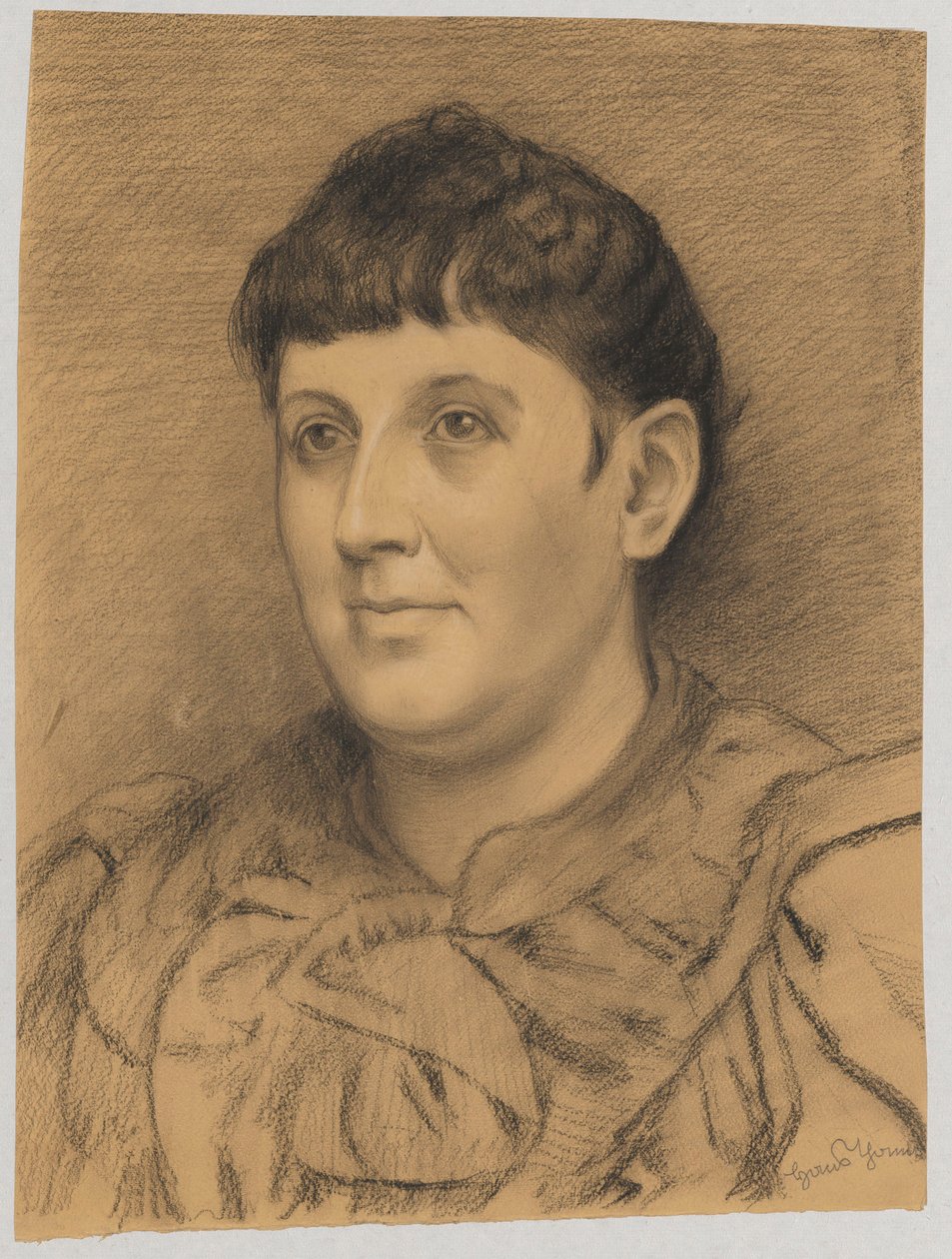 Buste de femme - Hans Thoma