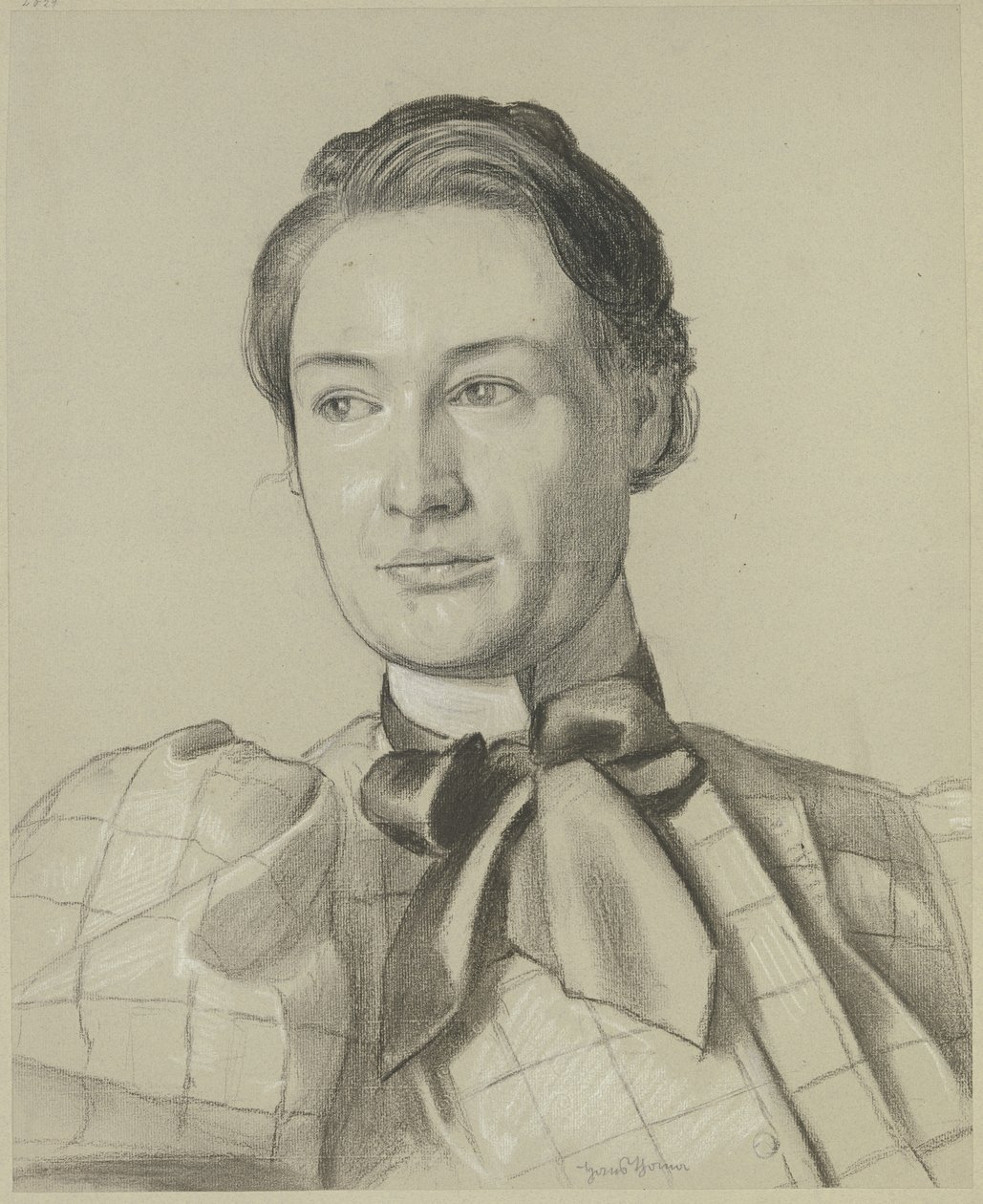Portrait de Sofie Küchler - Hans Thoma