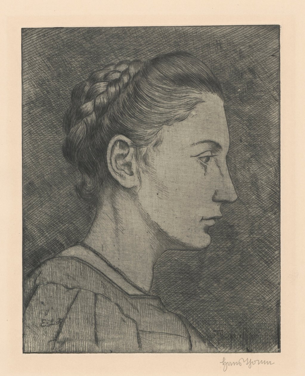 Portrait de Bettiny von Arnim - Hans Thoma
