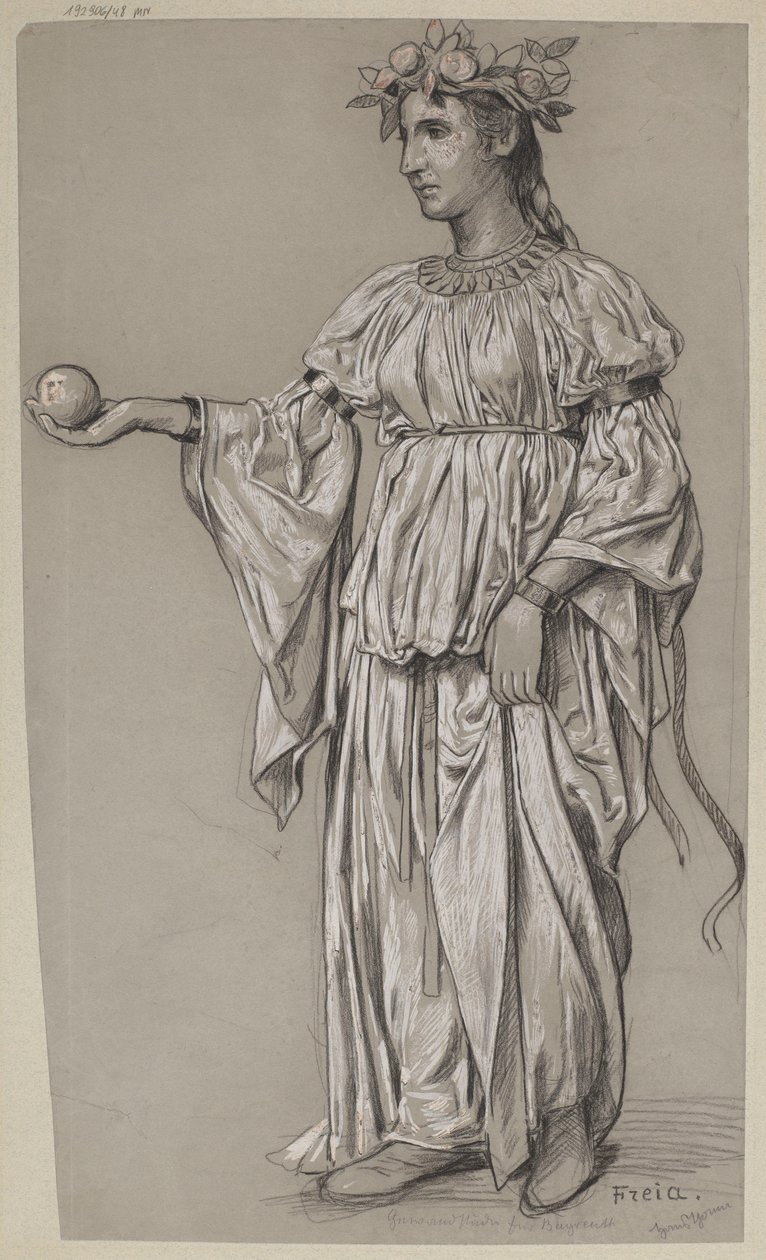 Création du costume de Frei - Hans Thoma