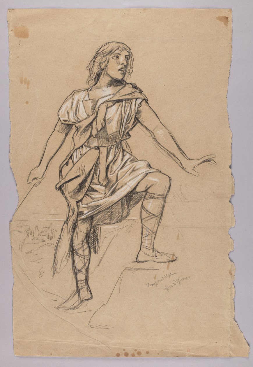 Conception du costume de Zygfryd - Hans Thoma