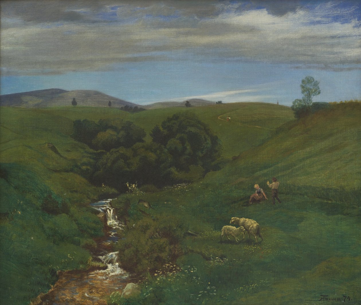Prairie de la Forêt-Noire près de Bernau - Hans Thoma
