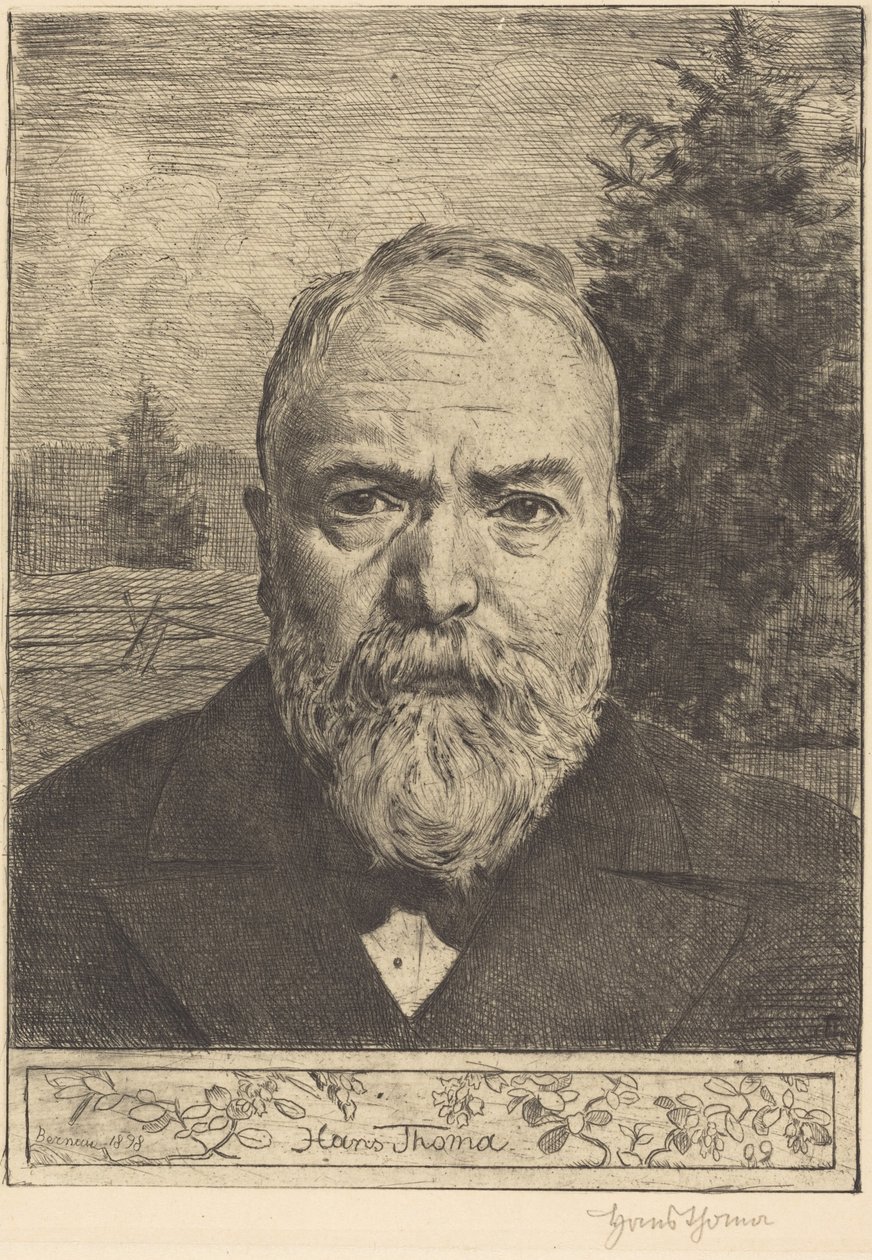 Autoportrait II - Hans Thoma