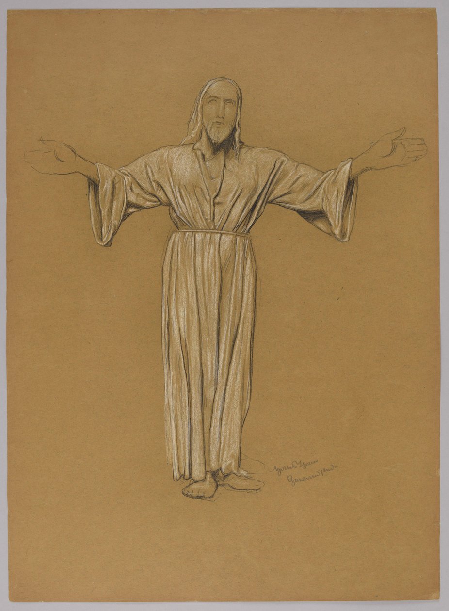 Étude de la figure du Christ - Hans Thoma