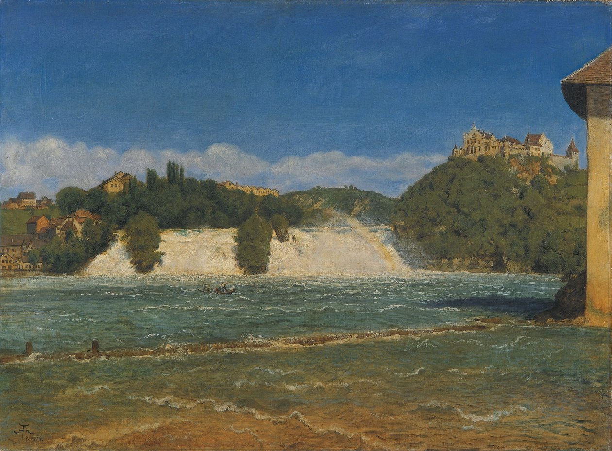 Les chutes du Rhin de Schaffhouse - Hans Thoma