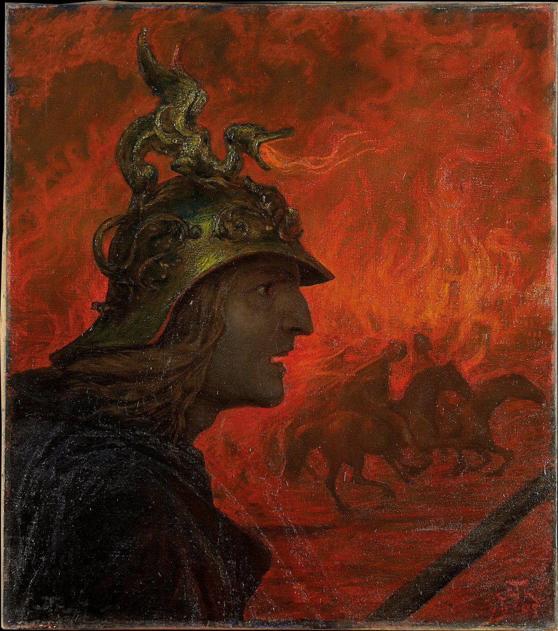 La guerre - Hans Thoma