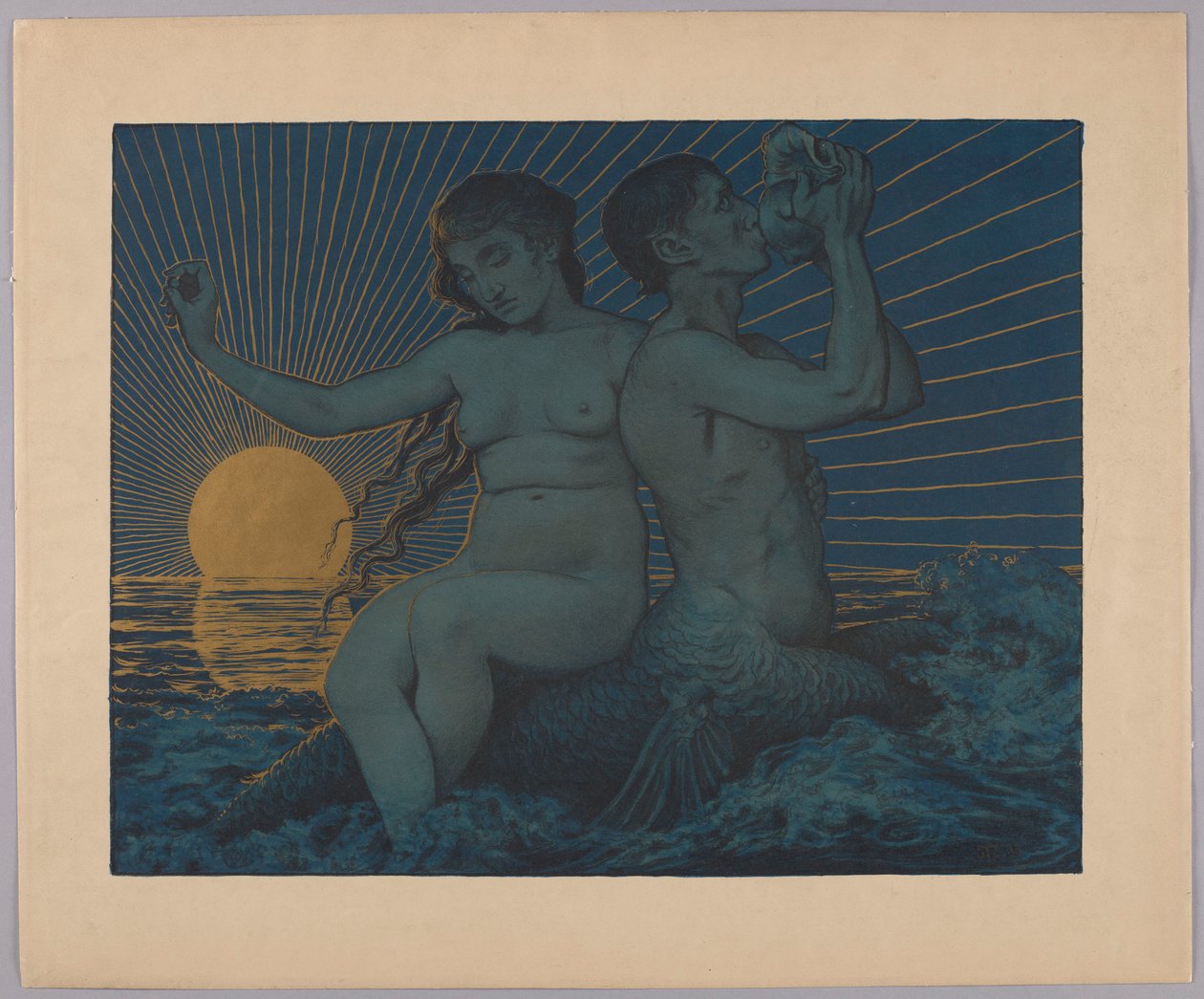 Tryton à Nereida - Hans Thoma