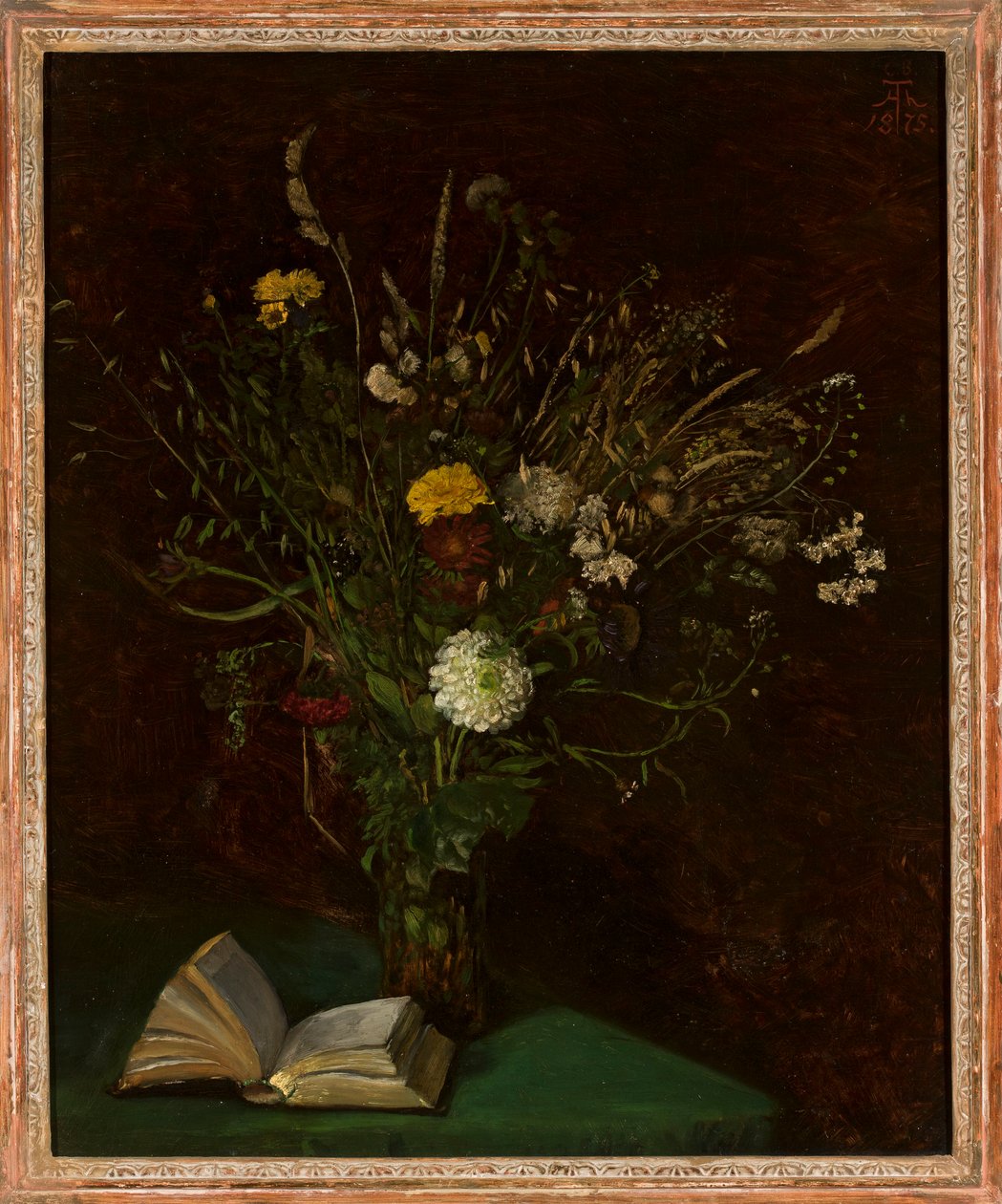Vase avec des fleurs - Hans Thoma