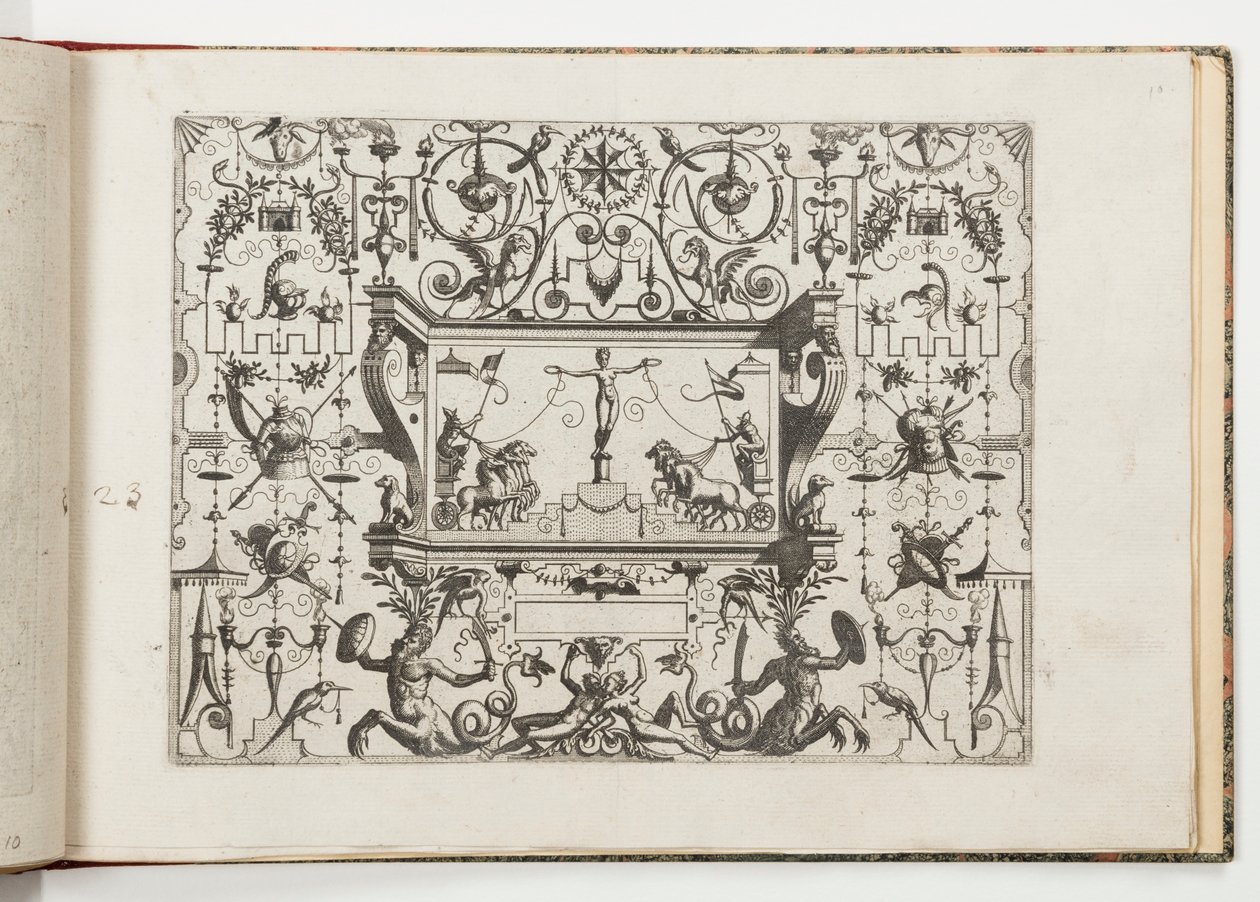 Planche 23, de Grotteßco: in diverße manieren (Diverses Grotesques) - Hans Vredeman de Vries