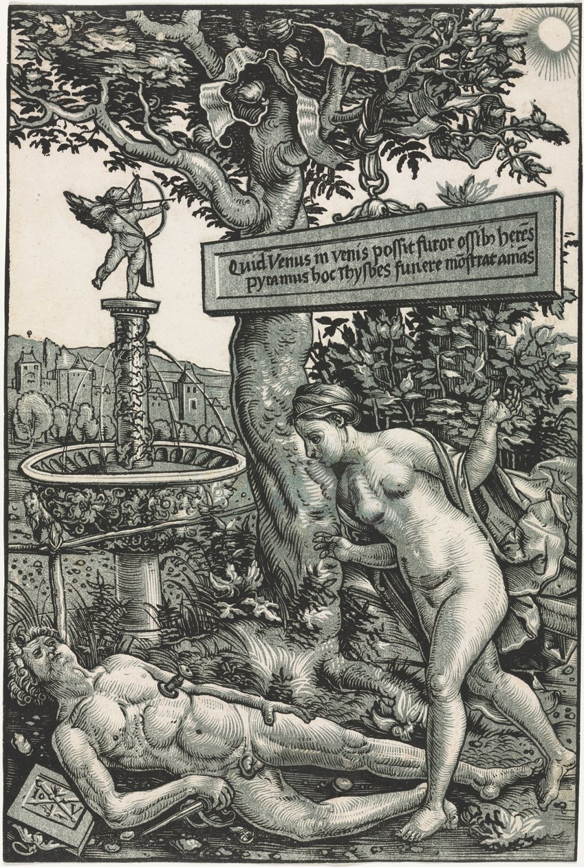 Pyrame et Thisbé, vers 1510 - Hans Wechtlin
