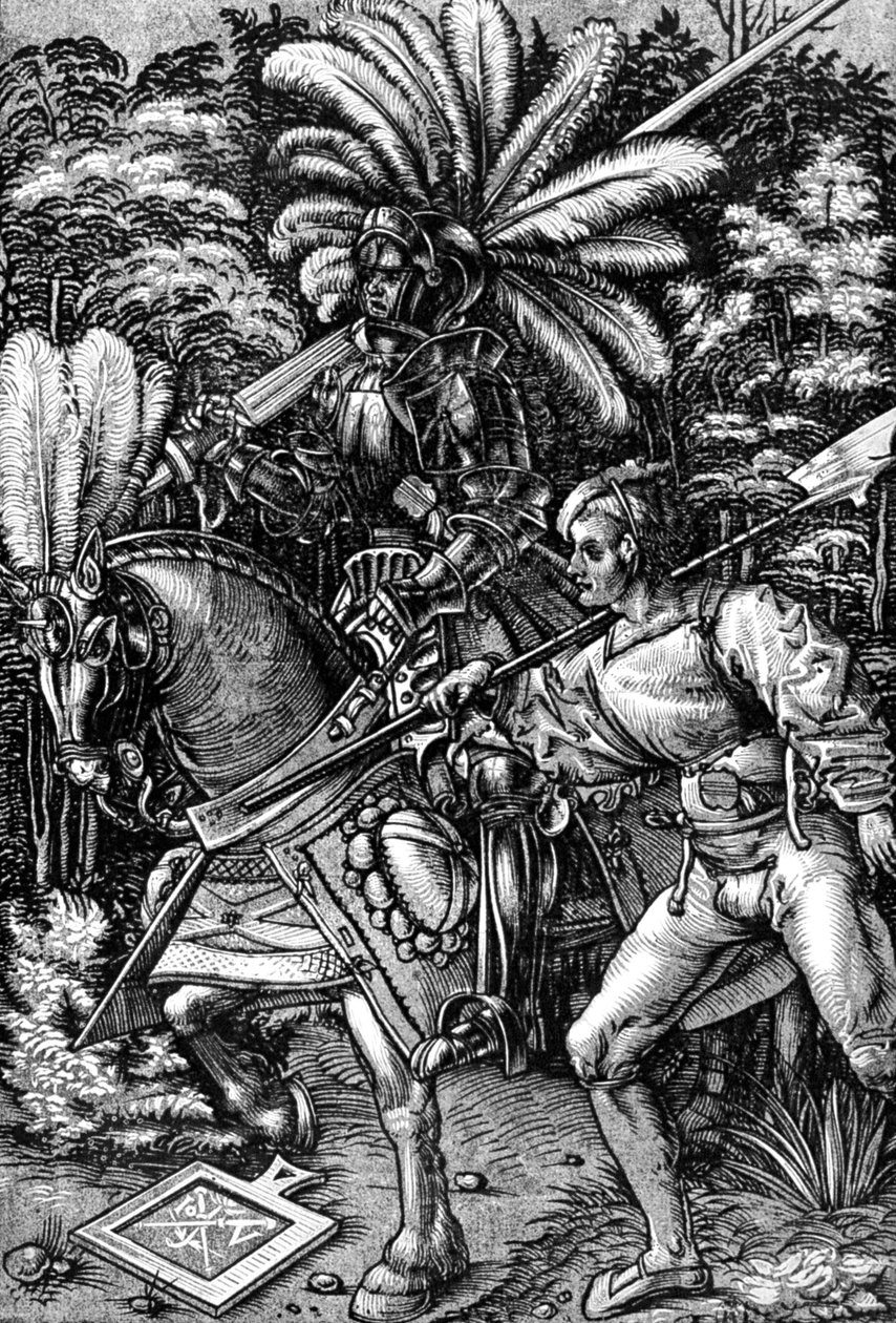 Chevalier et écuyer, début du 16ème siècle, 1929 - Hans Wechtlin the Elder