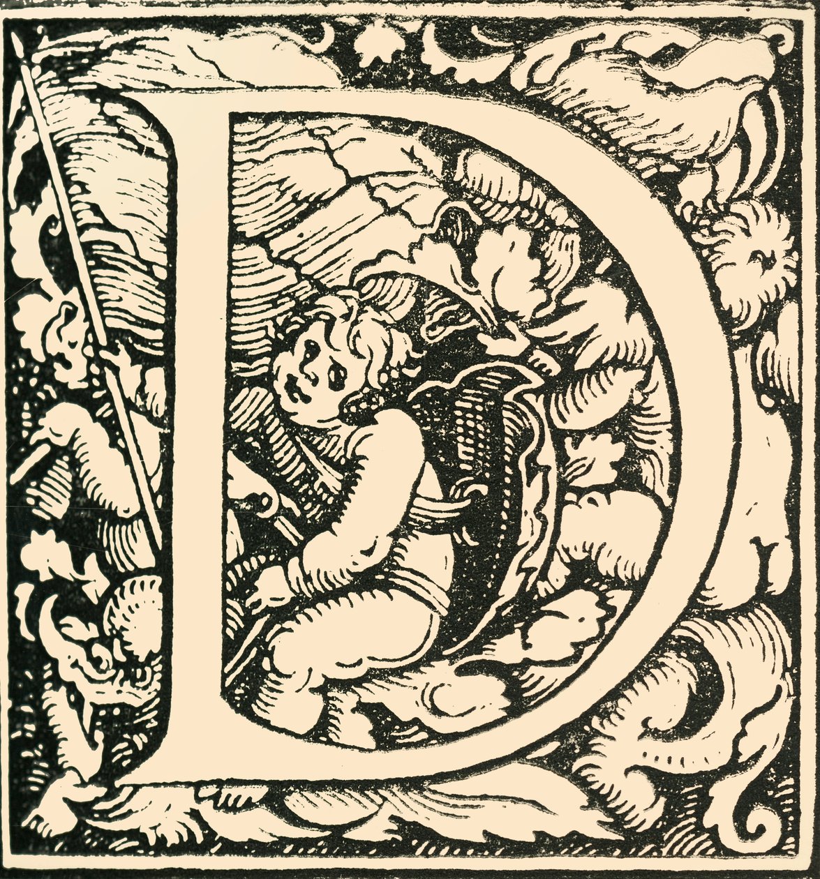 D - Un alphabet par Hans Weiditz, vers 1520-1521, 1908 - Hans Weiditz