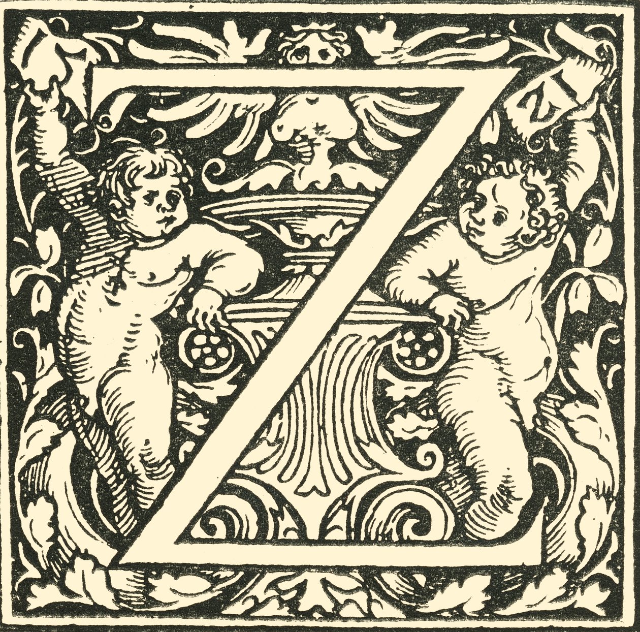 Z - Un alphabet par Hans Weiditz, c1520-1521, 1908 - Hans Weiditz