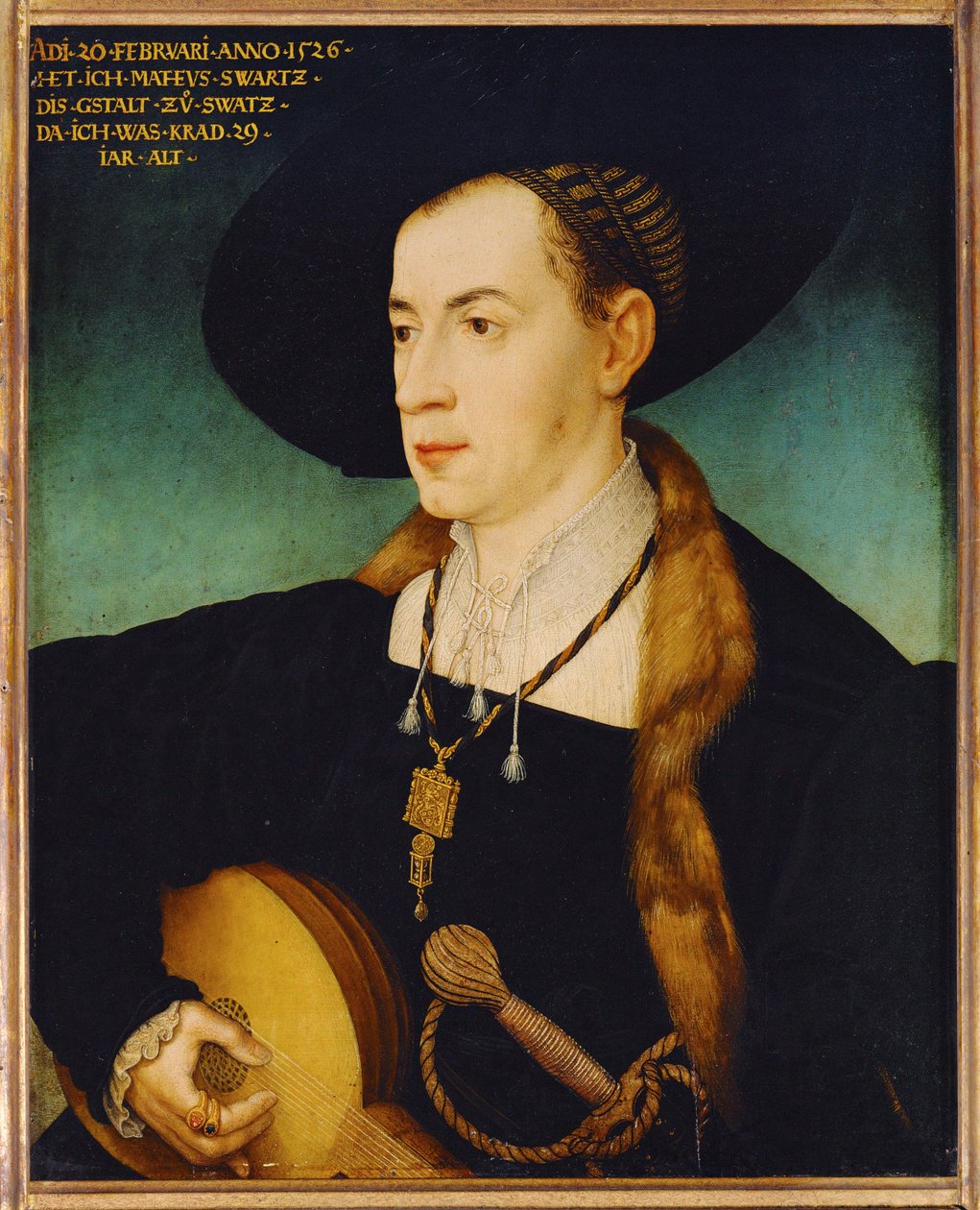 Matthaeus Schwarz, banquier, partenaire de la famille bancaire Fugger d