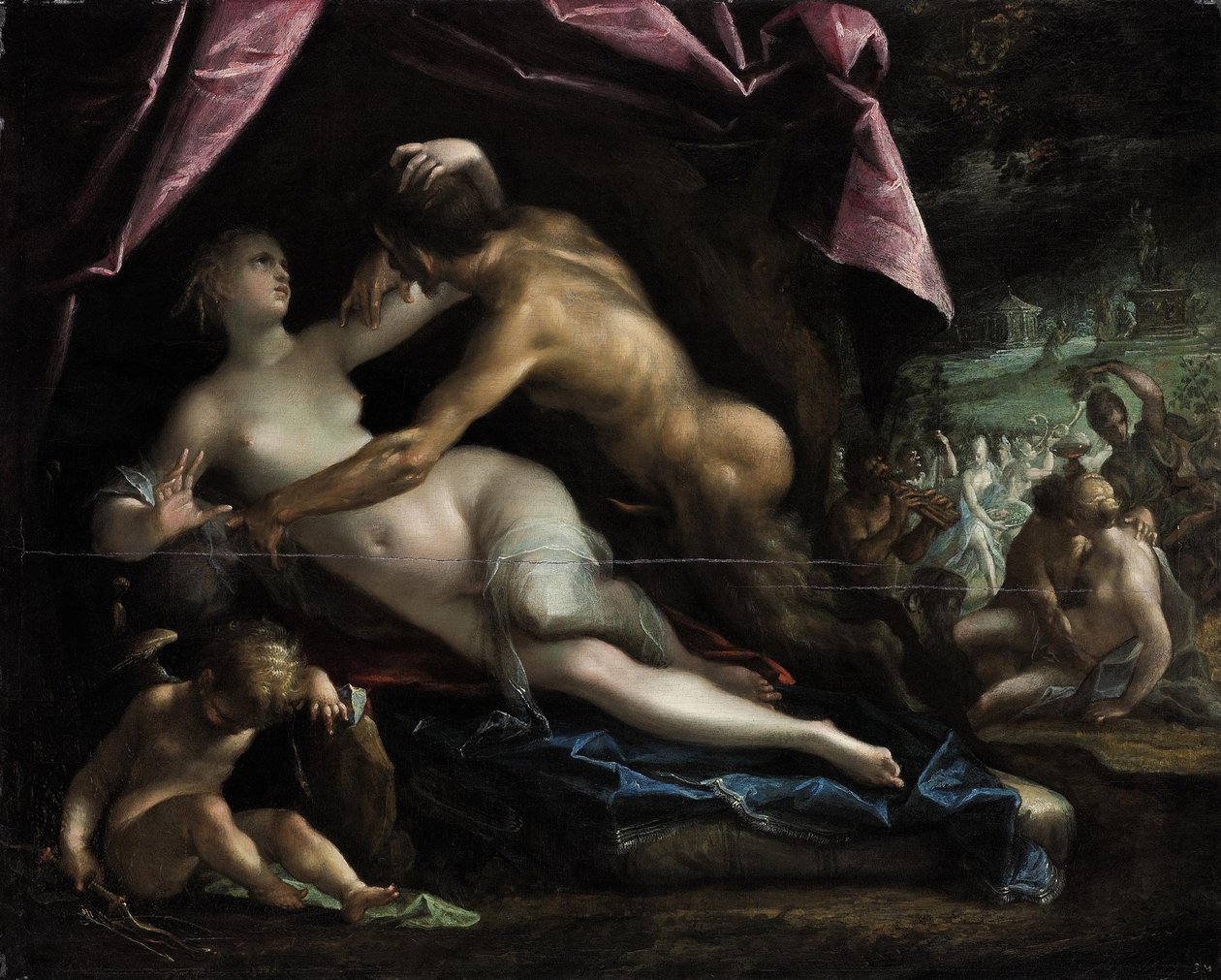 Pan et Séléné - Hans von Aachen