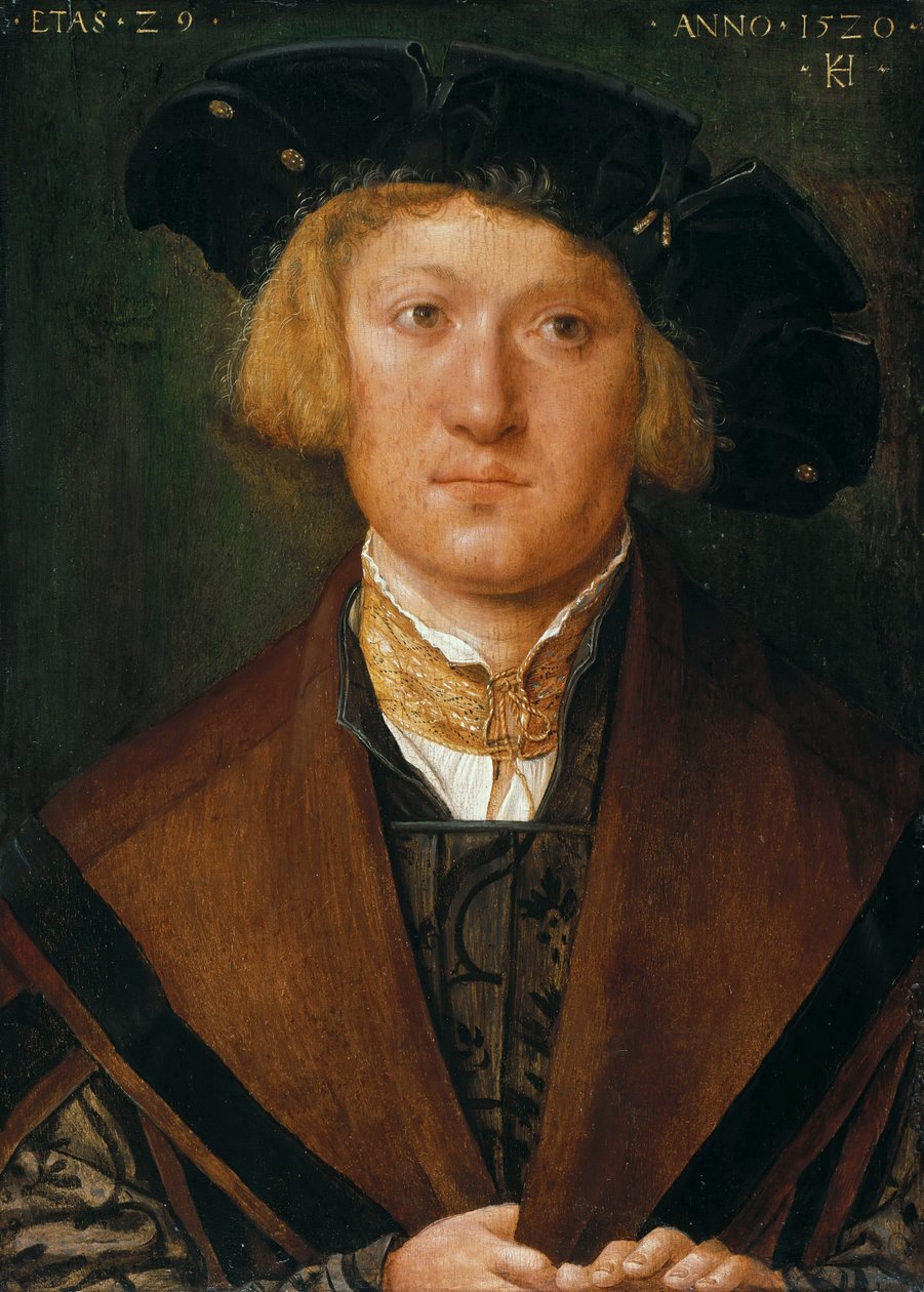 Allemand : Bildnis eines jungen Mannes Portrait d