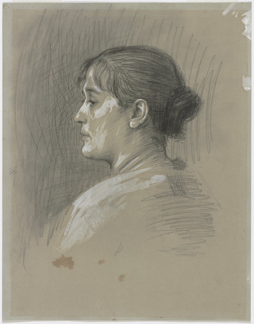Portrait de Klara Bruckmann - Hans von Marées