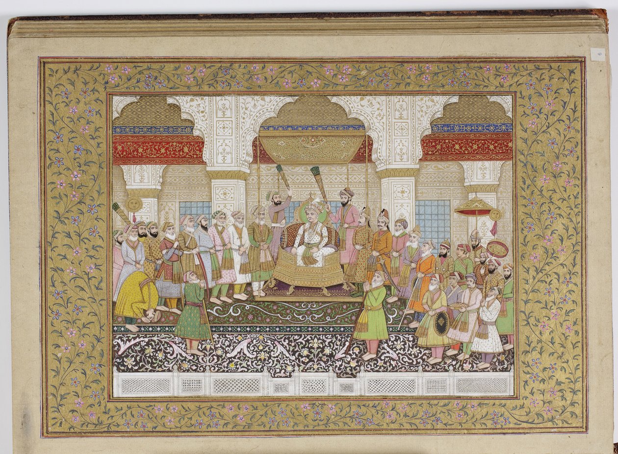 Album de généalogie dynastique moghole, 1855 - Haqim Ahasan Ullah Khan